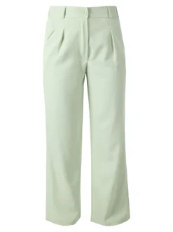 Solada Pantaloni da donna a gamba dritta e larga - acqua marina