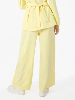 Solada Pantaloni da donna a gamba larga e dritta - giallo