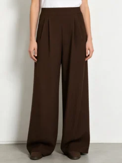Solada Pantaloni da donna a gamba larga e dritta - marrone