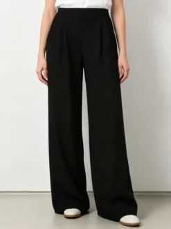 Solada Pantaloni da donna a gamba larga e dritta - nero