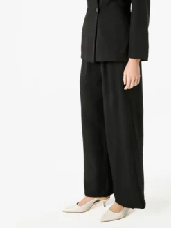 Solada Pantaloni da donna a gamba larga e dritta - nero