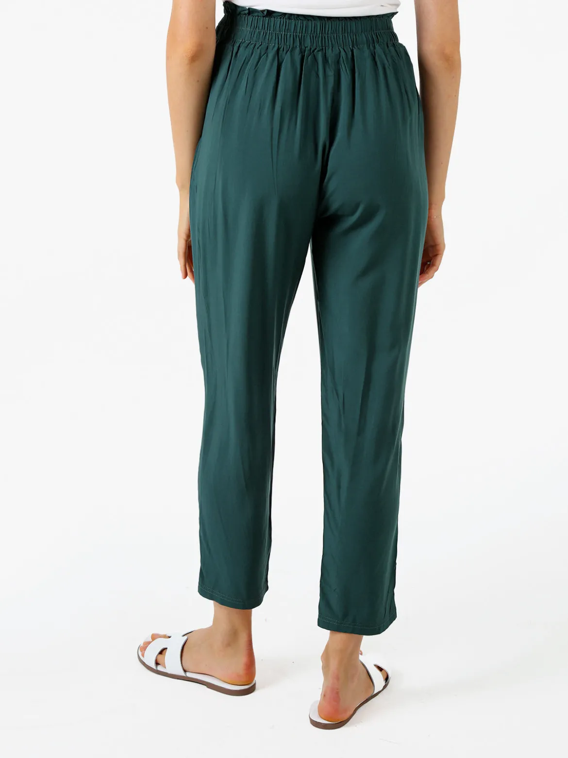 Solada Pantaloni da donna estivi in cotone - verde