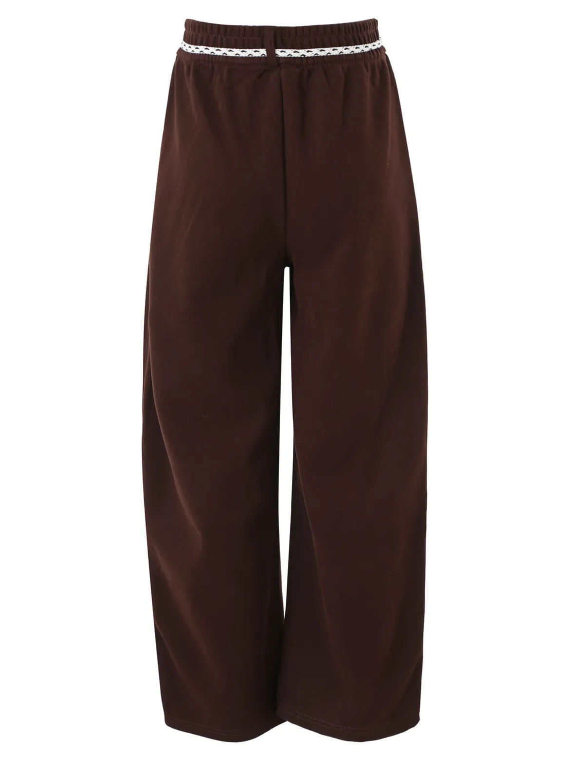 Solada Pantaloni da donna in felpa con elastico in vita - moro
