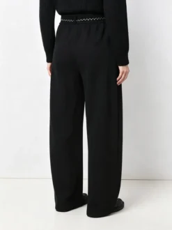 Solada Pantaloni da donna in felpa con elastico in vita - nero