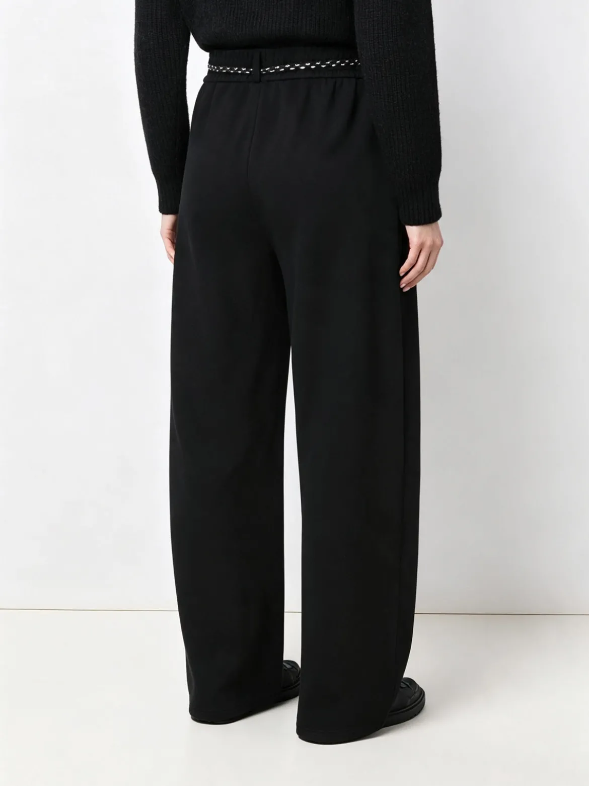 Solada Pantaloni da donna in felpa con elastico in vita - nero