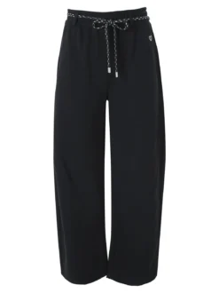 Solada Pantaloni da donna in felpa con elastico in vita - nero