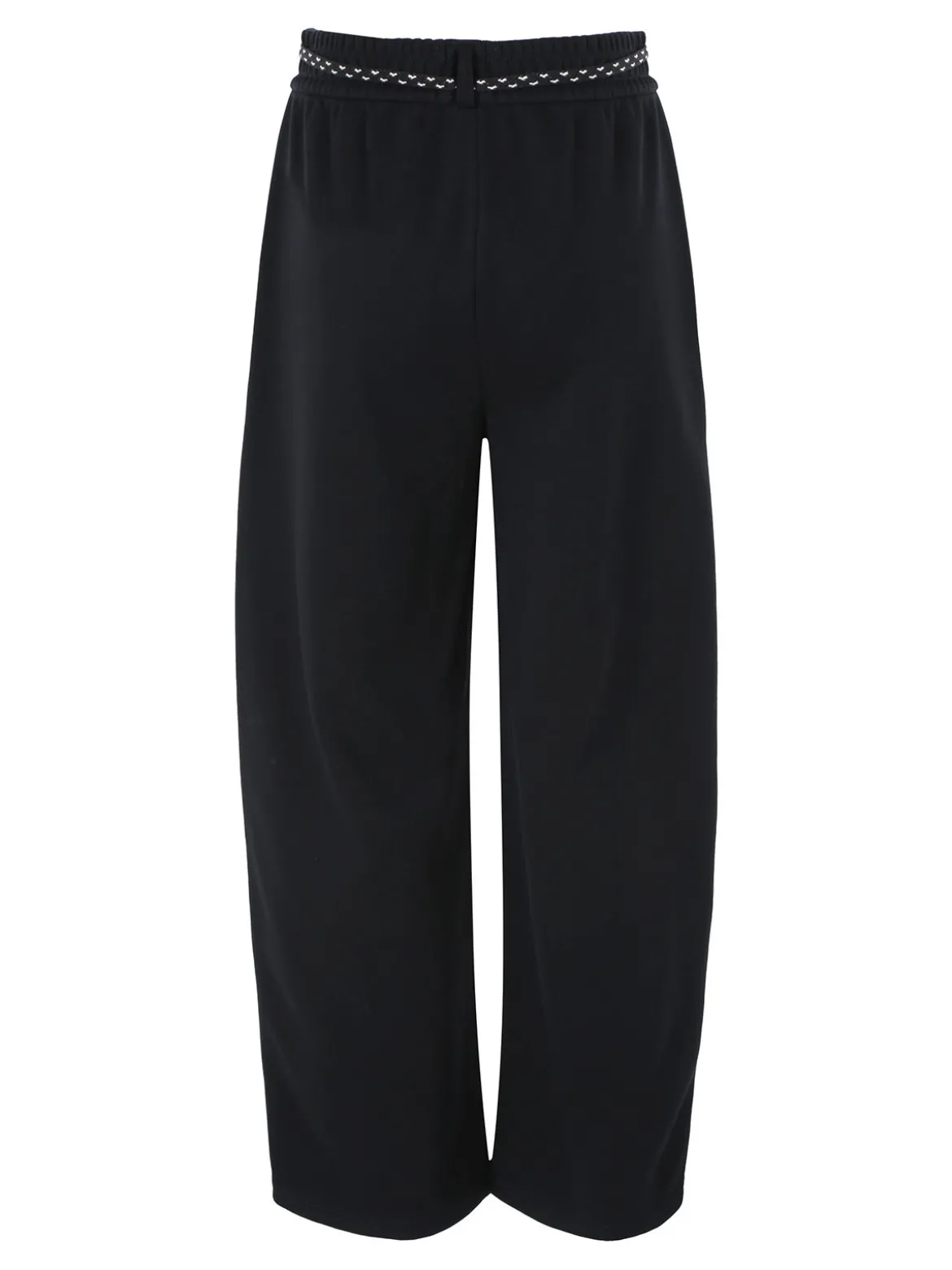 Solada Pantaloni da donna in felpa con elastico in vita - nero