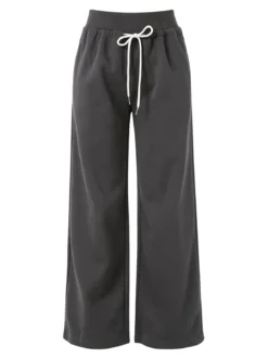 Solada Pantaloni da donna sportivi a gamba larga - grigio