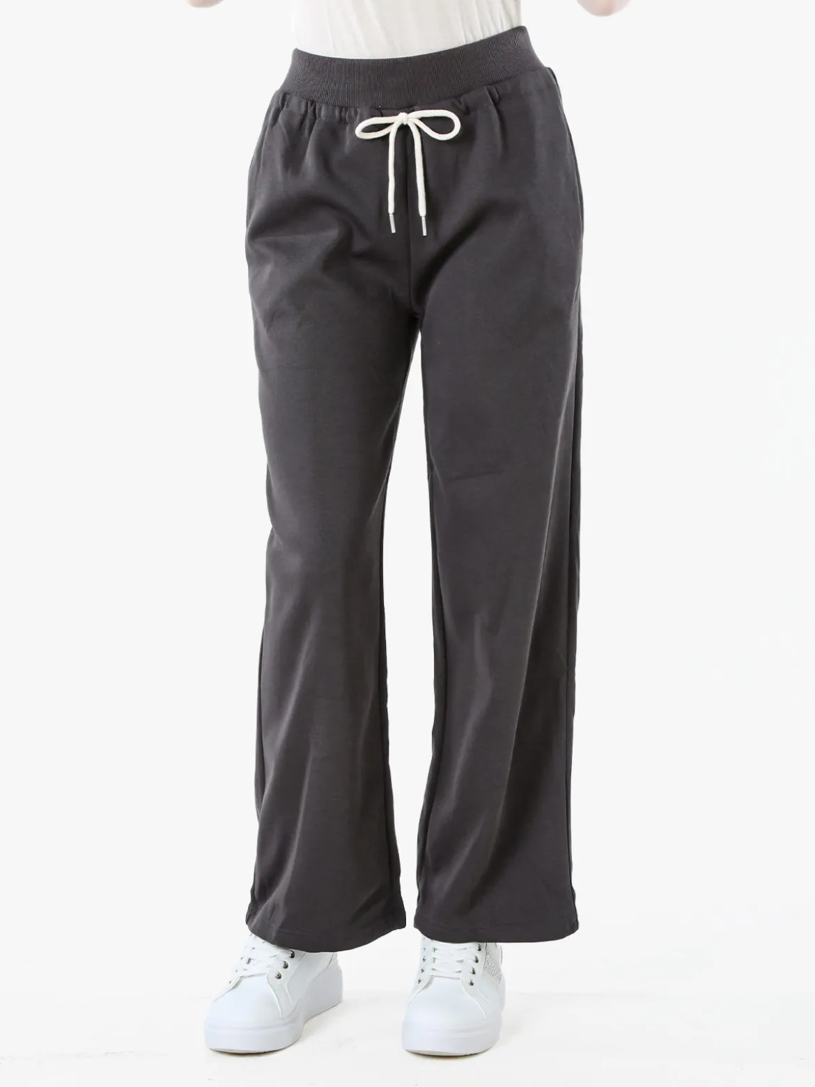 Solada Pantaloni da donna sportivi a gamba larga - grigio