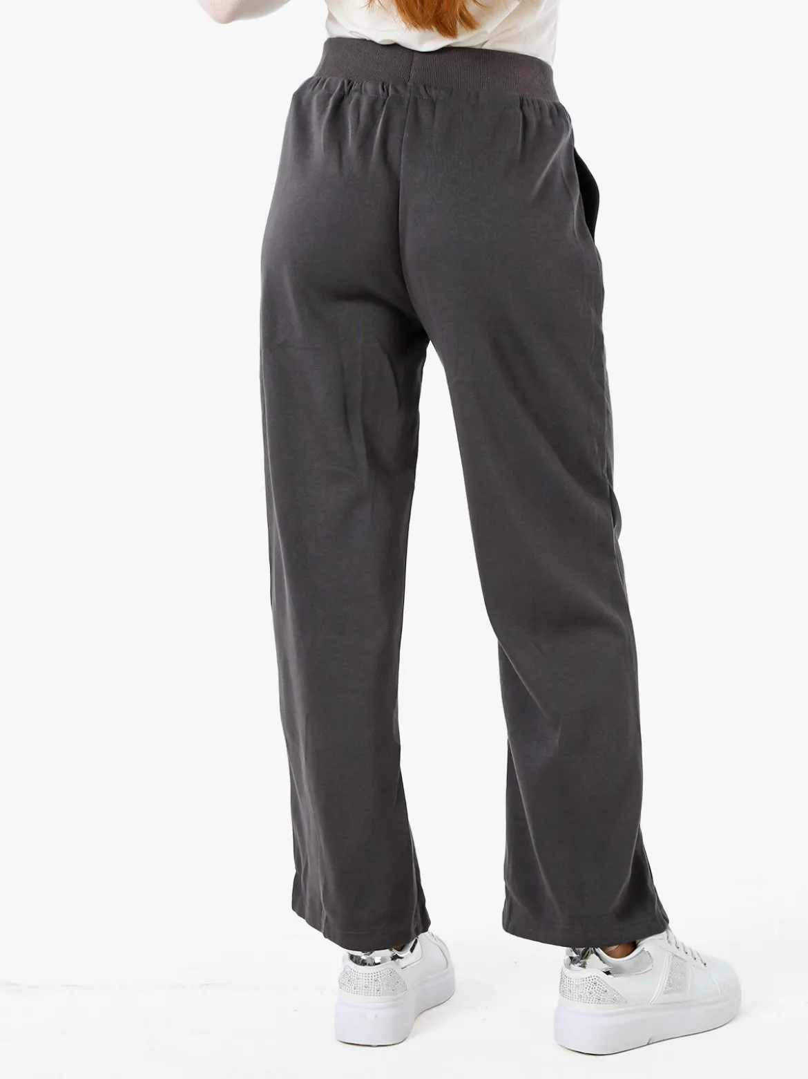 Solada Pantaloni da donna sportivi a gamba larga - grigio