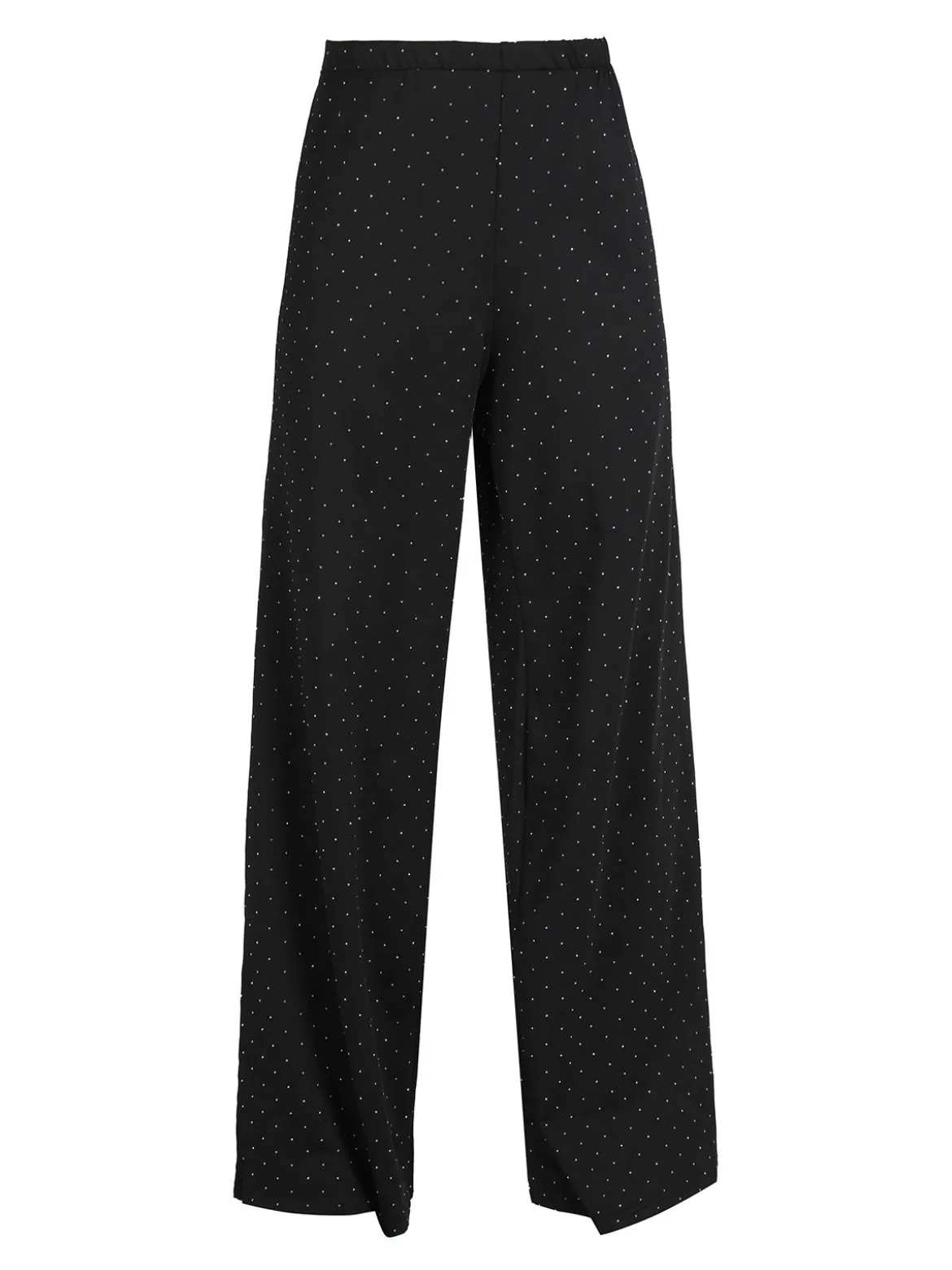 Solada Pantaloni donna a gamba larga con borchie lucciccanti