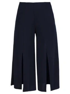 Solada Pantaloni donna a gamba larga con spacco centrale