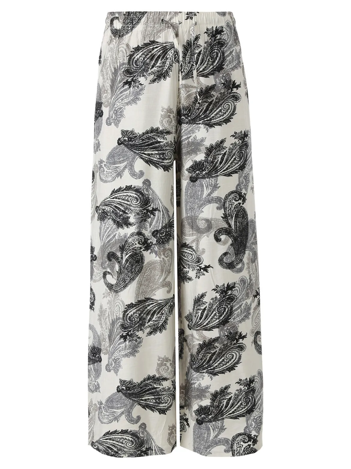 Solada Pantaloni donna a gamba larga con stampe - nero