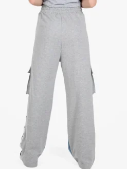 Solada Pantaloni donna a gamba larga con tasconi e coulisse