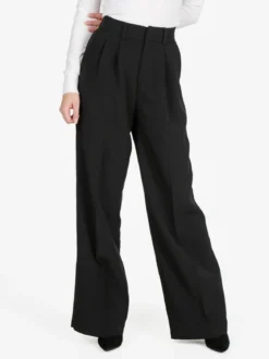 Solada Pantaloni donna a gamba larga e vita alta