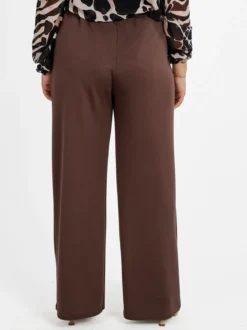 Solada Pantaloni donna a gamba larga - marrone