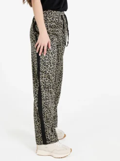 Solada Pantaloni donna animalier a gamba larga