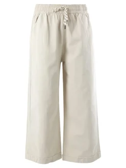 Solada Pantaloni donna a palazzo con coulisse - beige