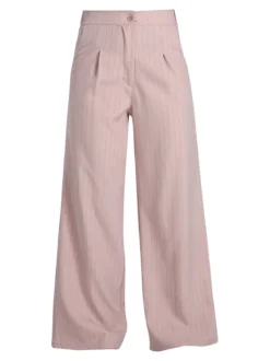 Solada Pantaloni donna a palazzo gessati
