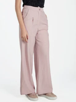Solada Pantaloni donna a palazzo gessati