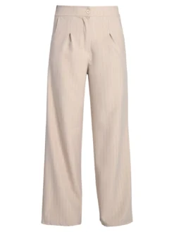 Solada Pantaloni donna a palazzo gessati