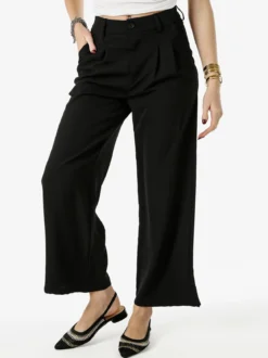 Solada Pantaloni donna a palazzo - nero