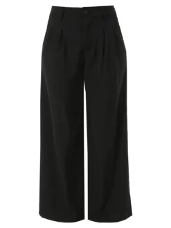 Solada Pantaloni donna a palazzo - nero