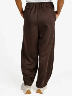 Solada Pantaloni donna a palloncino con coulisse - moro