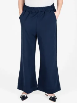 Solada Pantaloni donna a vita alta e gamba larga