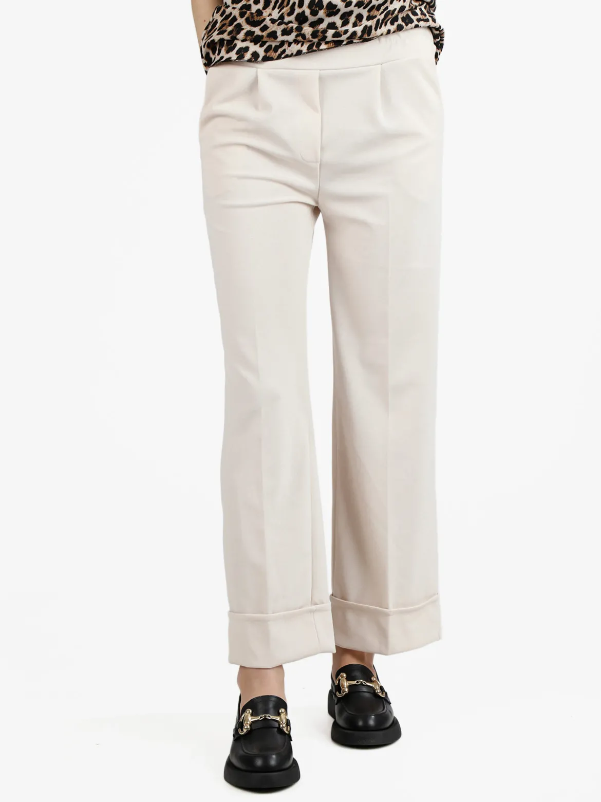 Solada Pantaloni donna eleganti a gamba larga
