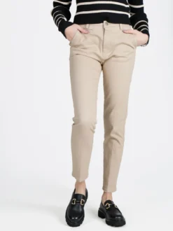 Solada Pantaloni donna in cotone a gamba dritta