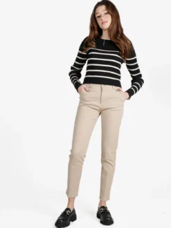 Solada Pantaloni donna in cotone a gamba dritta
