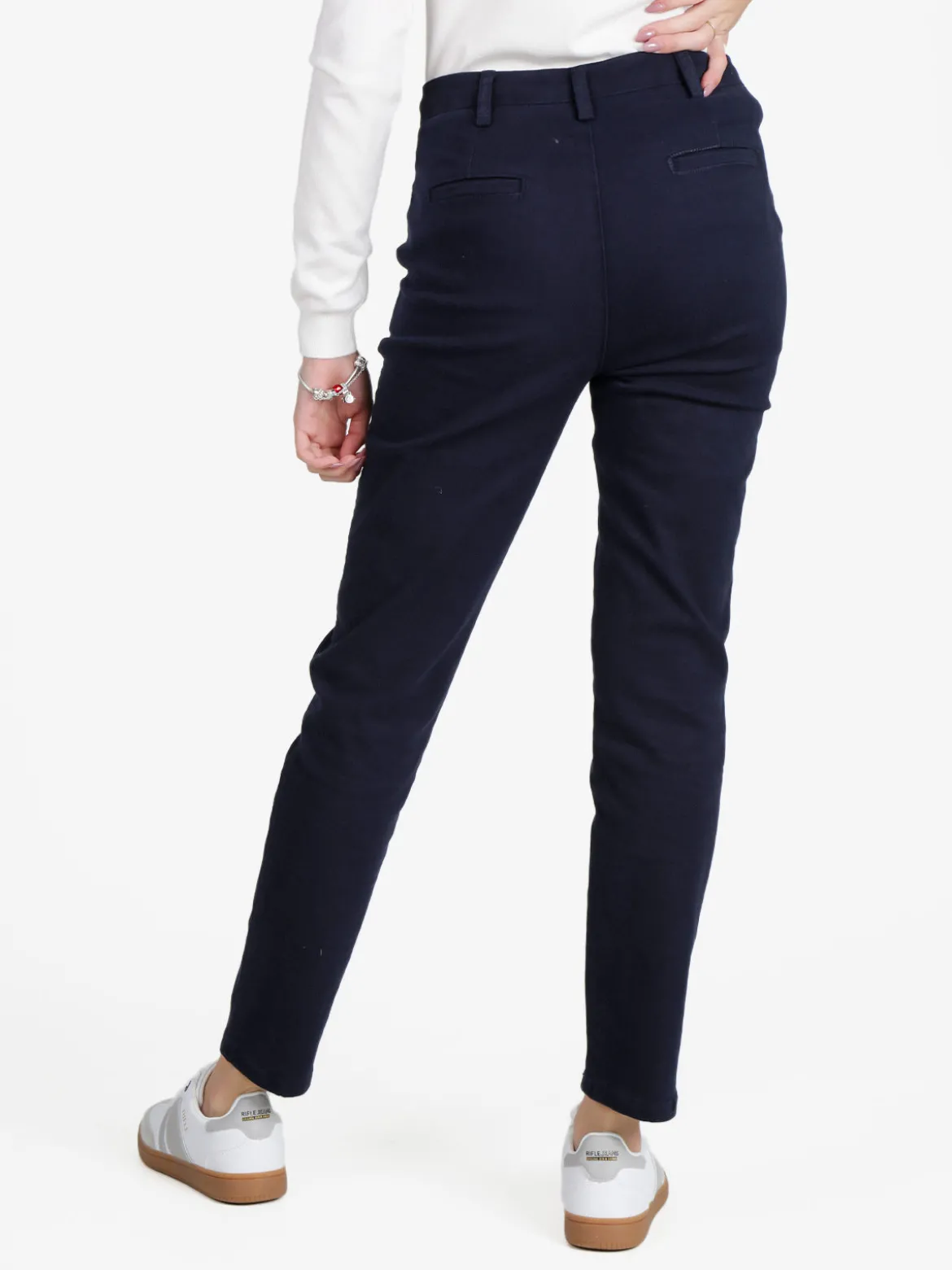 Solada Pantaloni donna in cotone a gamba dritta