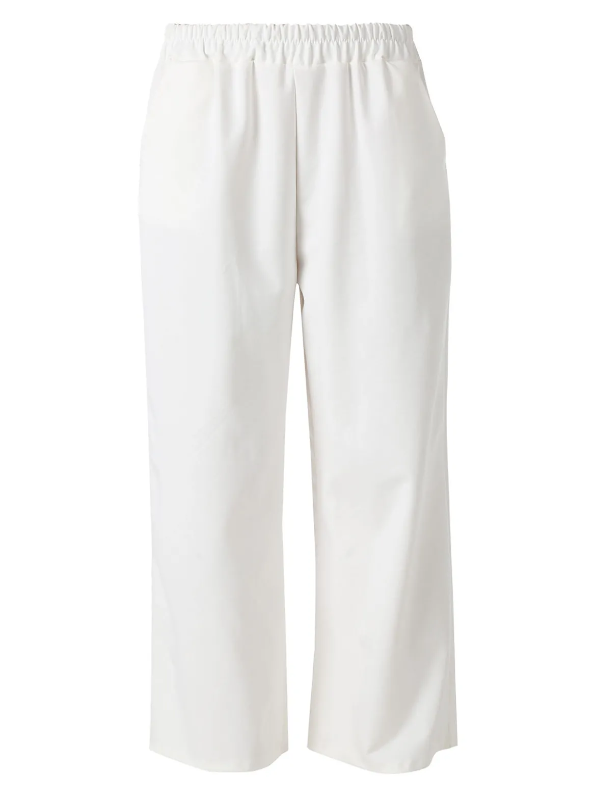 Solada Pantaloni donna in felpa a gamba larga - bianco