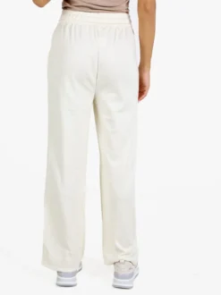Solada Pantaloni donna in maglia con coulisse - panna