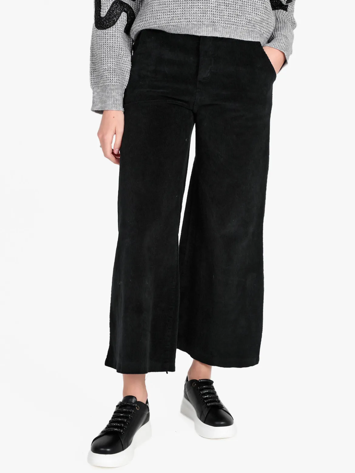 Solada Pantaloni donna in velluto a coste