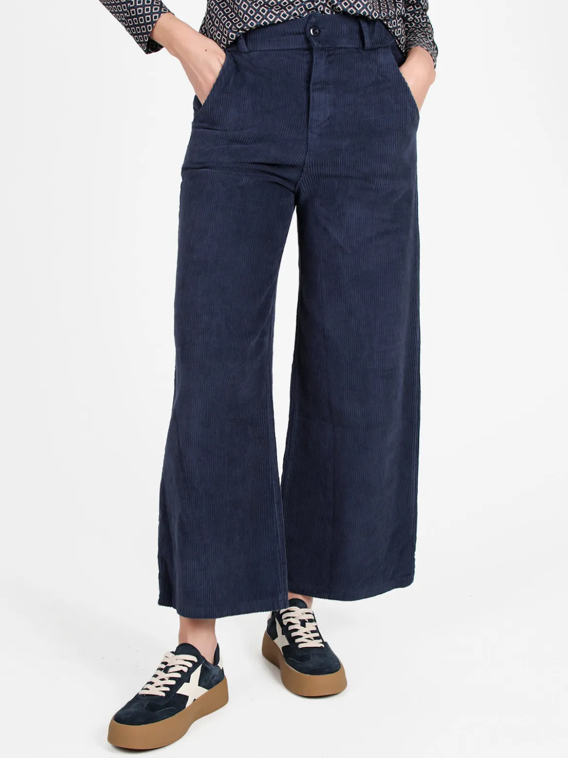 Solada Pantaloni donna in velluto a coste