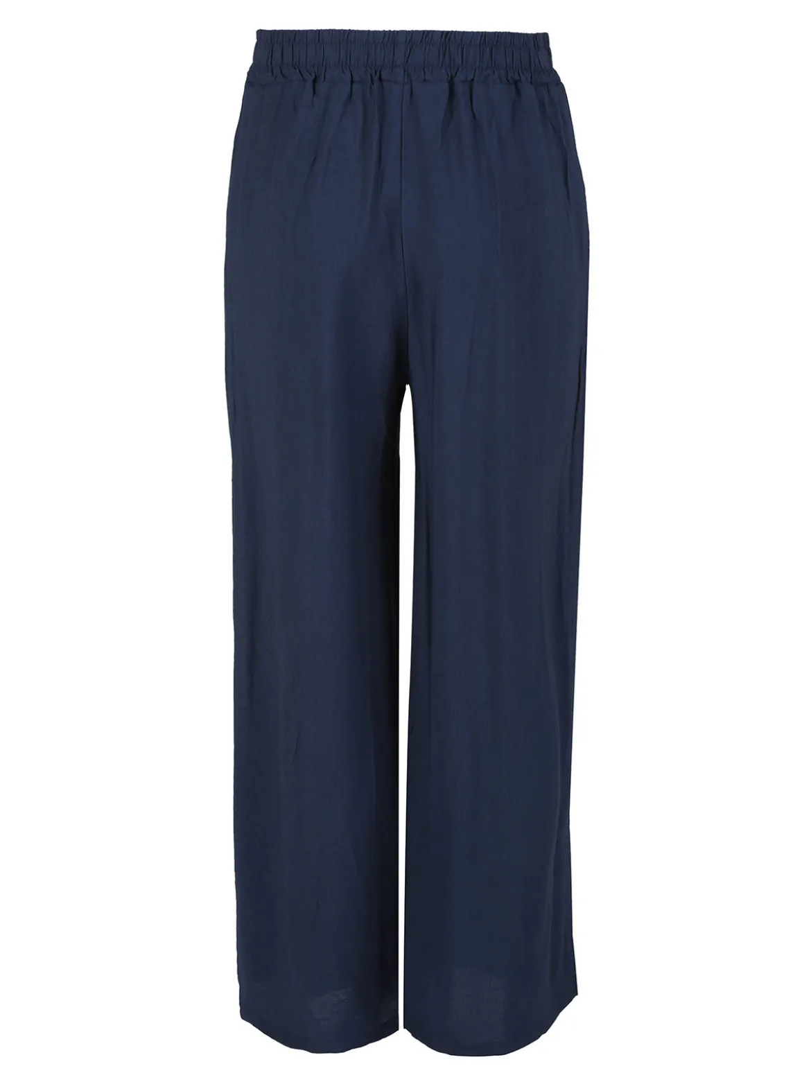 Solada Pantaloni donna in viscosa a gamba larga - blu scuro