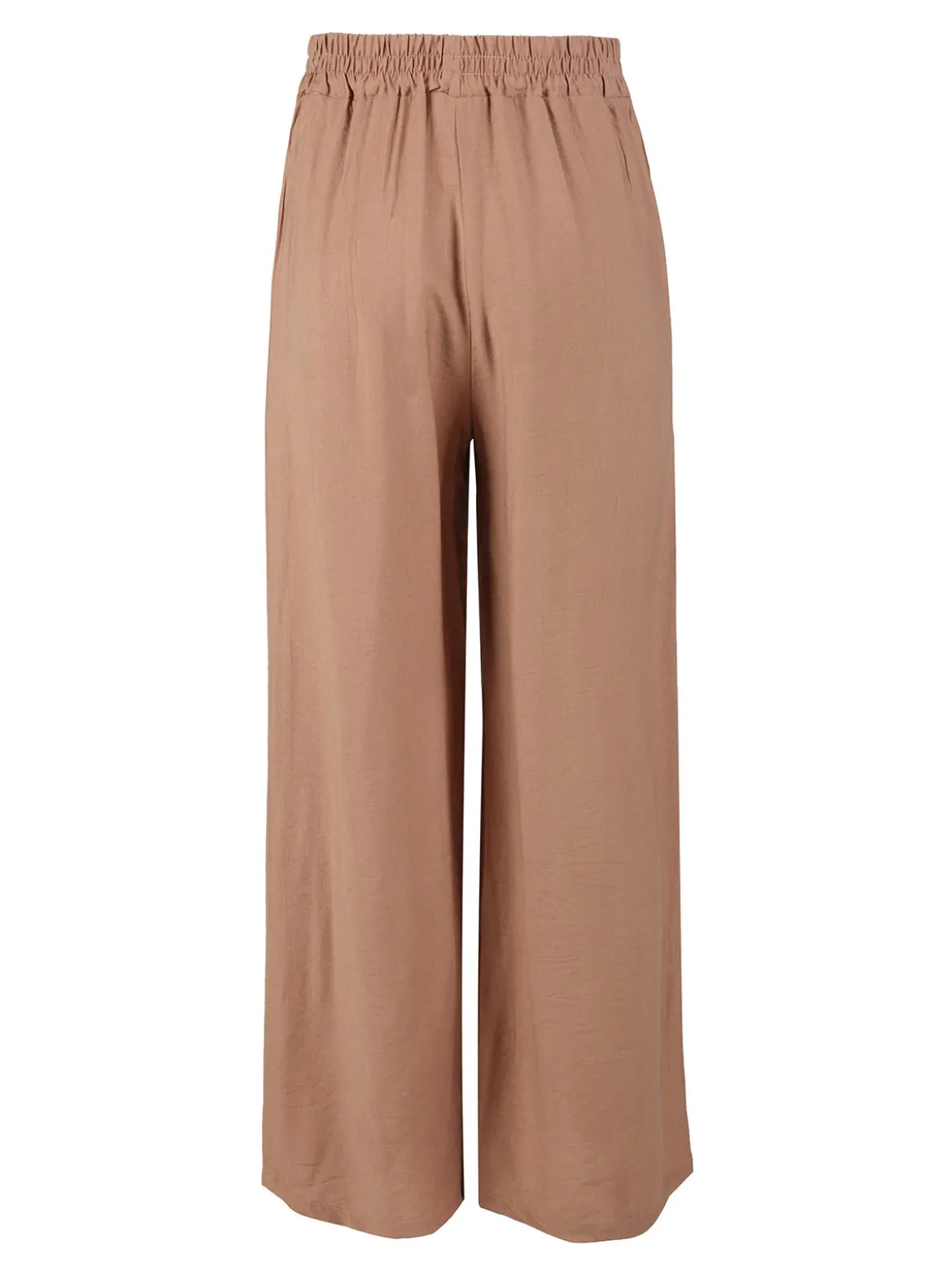 Solada Pantaloni donna in viscosa a gamba larga - khaki