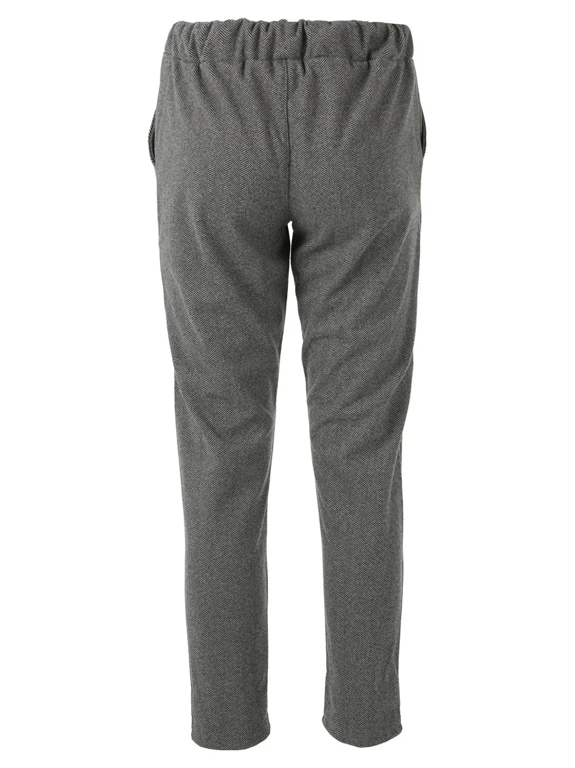 Solada Pantaloni donna jogger effetto flanella - grigio
