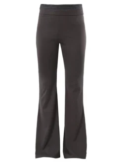 Solada Pantaloni eleganti a zampa con pizzo in vita - grigio scuro