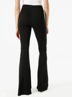 Solada Pantaloni eleganti da donna con finale a zampa - nero