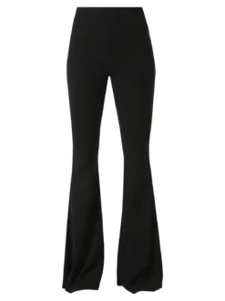 Solada Pantaloni eleganti da donna con finale a zampa - nero