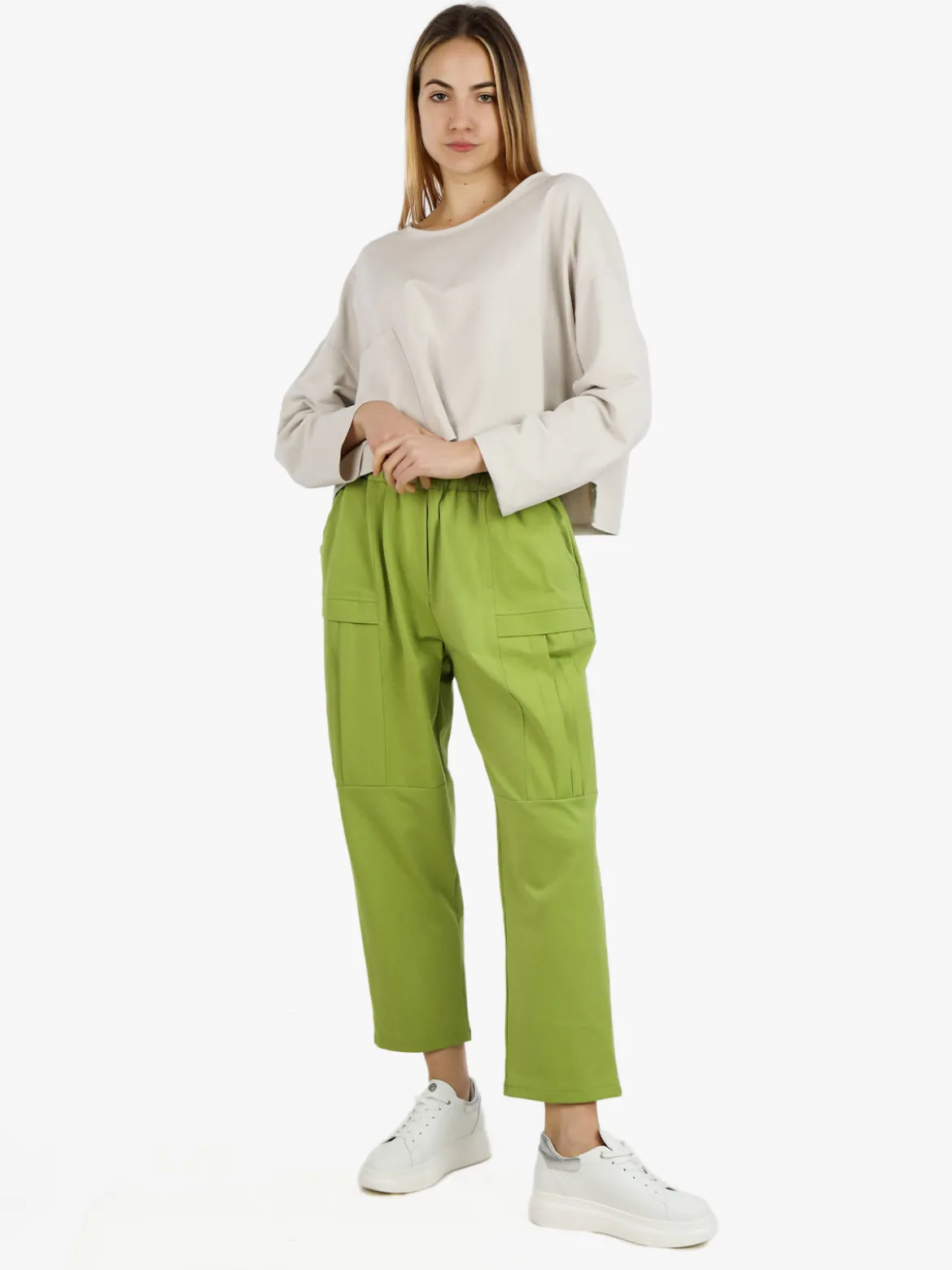 Solada Pantaloni jogger da donna a gamba larga