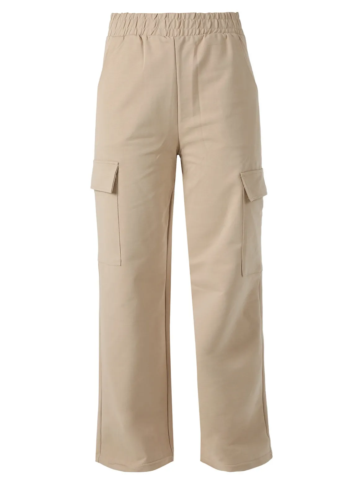 Solada Pantaloni tuta da donna con tasconi a gamba dritta - khaki