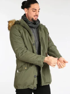 Solada Parka sfoderabile con cappuccio e pelo