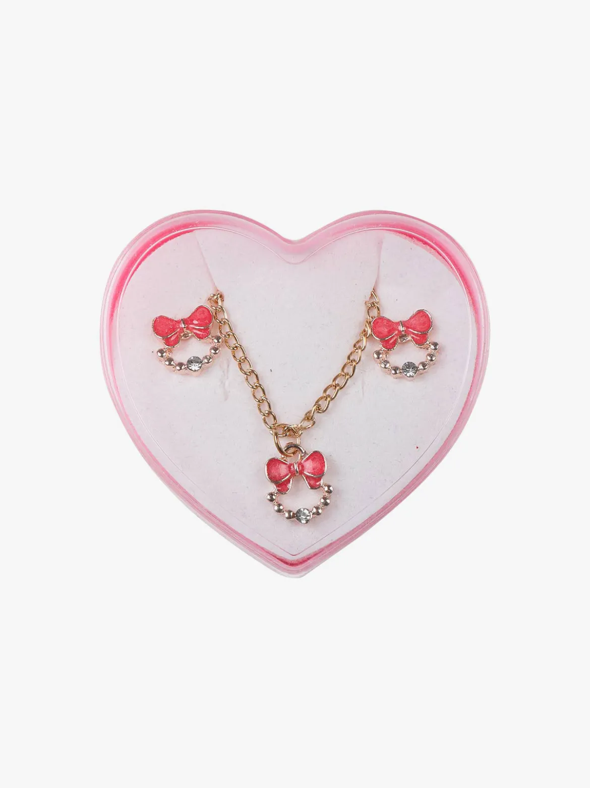 Solada Parure bimba collana e orecchini fiocco