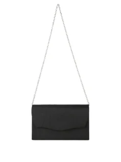 Solada Pochette da donna elegante con brillantini - nero