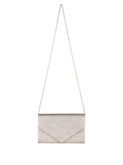 Solada Pochette donna brillantinata - champagne