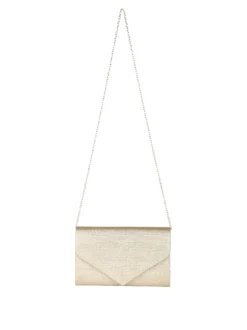Solada Pochette donna brillantinata - oro